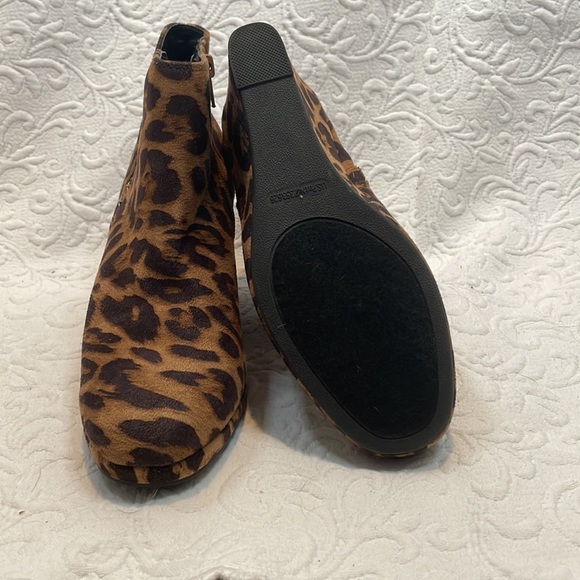 3/$20 Leopard Ankle Boots - Picture 3 of 3